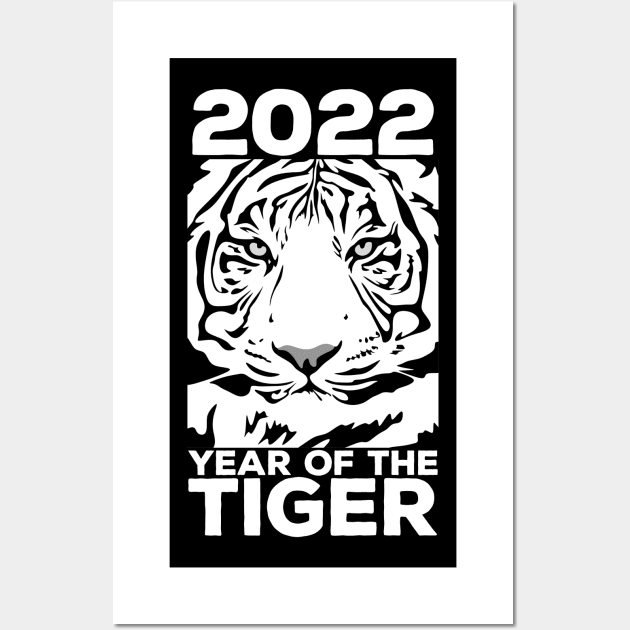 2022 Chinese Year Of The Tiger Wall Art by LittleBoxOfLyrics